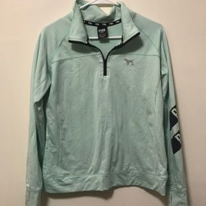 Mint PINK quarter zip